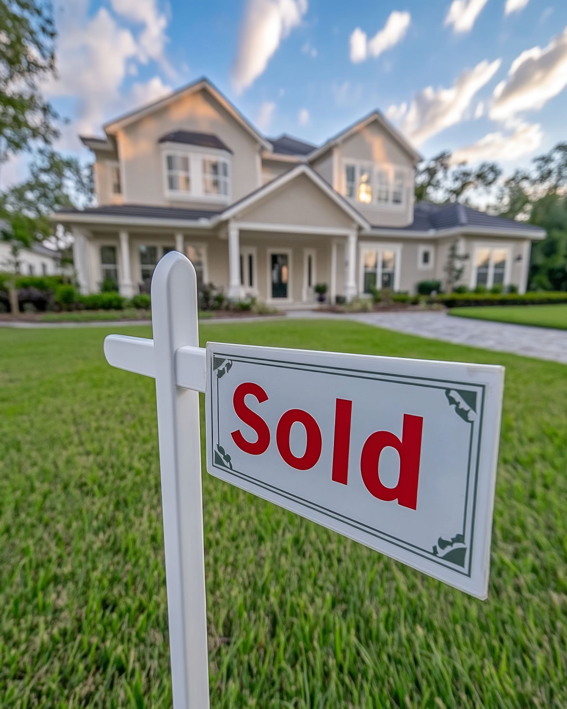 house sold sign